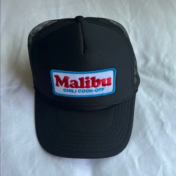 Aviator Nation Malibu Trucker Hat Rare Aviator Nation Trucker Hat Surf Venice Malibu Black  main image 2